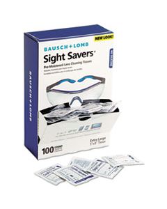 BAL8574GMCT SIGHT SAVERS PREMOISTENED LENS CLEANING TISSUES, 100/BOX, 10 BOXES/CARTON