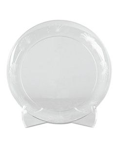 WNADWP6180 DESIGNERWARE PLATES, PLASTIC, 6", CLEAR, 18/PK, 10 PK/CT