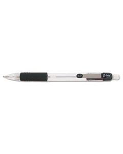 ZEB15241 Z-GRIP MECHANICAL PENCIL, 0.7 MM, HB (#2.5), BLACK LEAD, CLEAR/BLACK GRIP BARREL, 24/PACK