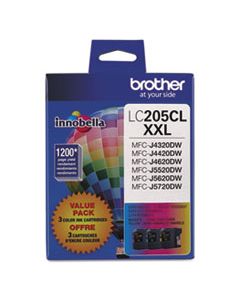 BRTLC2053PKS LC2053PKS INNOBELLA SUPER HIGH-YIELD INK, 1200 PAGE-YIELD, CYAN/MAGENTA/YELLOW