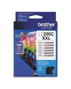 BRTLC205C LC205C INNOBELLA SUPER HIGH-YIELD INK, 1200 PAGE-YIELD, CYAN