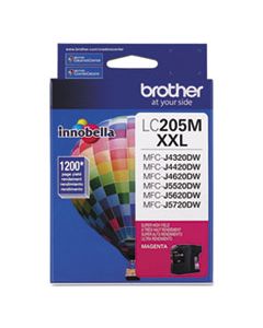 BRTLC205M LC205M INNOBELLA SUPER HIGH-YIELD INK, 1200 PAGE-YIELD, MAGENTA