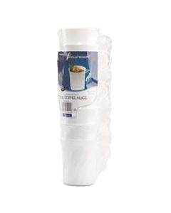 WNARSCWM8248W CLASSICWARE PLASTIC COFFEE MUGS, 8 OZ, WHITE, 8 PACK, 24 PACKS/CARTON