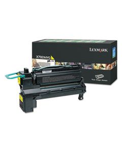 LEXX792X4YG X792X4YG (X792) RETURN PROGRAM EXTRA HIGH-YIELD TONER, 20000 PAGE-YIELD, YELLOW