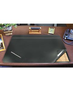 AOP48043S HIDE-AWAY PVC DESK PAD, 31 X 20, BLACK