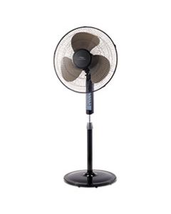 LAKLSF1610BRBM 16" REMOTE CONTROL STAND FAN, THREE SPEEDS, BLACK