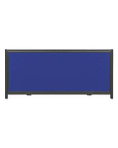 QRTSB93501Q DISPLAY SYSTEM OPTIONAL HEADER PANEL, FABRIC, 24 X 10, BLUE/GRAY/BLACK PVC FRAME