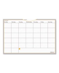 AAGAW602028 WALLMATES SELF-ADHESIVE DRY ERASE MONTHLY PLANNING SURFACE, 36 X 24
