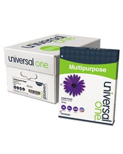 UNV95230 DELUXE MULTIPURPOSE PAPER, 98 BRIGHT, 3-HOLE, 20LB, 8.5 X 11, WHITE, 500 SHEETS/REAM, 10 REAMS/CARTON