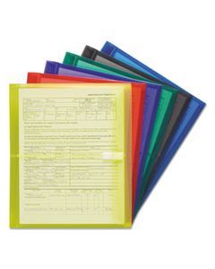 SMD89669 POLY SIDE-LOAD ENVELOPES, FOLD FLAP CLOSURE, 9.75 X 11.63, ASSORTED, 6/PACK
