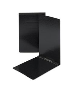 SMD81733 END OPENING PRESSBOARD REPORT COVER, PRONG FASTENER, LEGAL, BLACK
