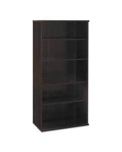 BSHWC12914 SERIES C COLLECTION 36W 5 SHELF BOOKCASE, MOCHA CHERRY