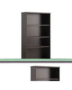 BSHPR76865 ENVOY SERIES FIVE-SHELF BOOKCASE, 29 7/8W X 11 3/4D X 66 3/8H, MOCHA CHERRY