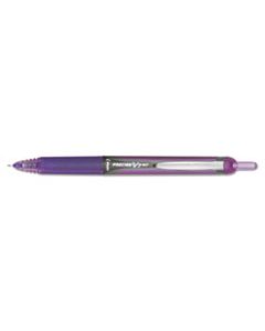 PIL26071 PRECISE V7RT RETRACTABLE ROLLER BALL PEN, FINE 0.7MM, PURPLE INK, PURPLE BARREL