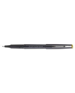 PIL11001 RAZOR POINT STICK POROUS POINT MARKER PEN, 0.3MM, BLACK INK/BARREL, DOZEN