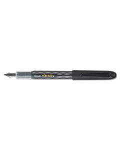 PIL90010 VARSITY FOUNTAIN PEN, MEDIUM 1MM, BLACK INK, GRAY PATTERN WRAP BARREL