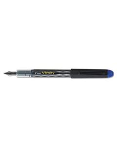 PIL90011 VARSITY FOUNTAIN PEN, MEDIUM 1MM, BLUE INK, GRAY PATTERN WRAP BARREL