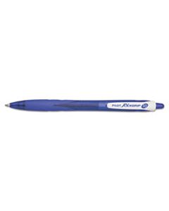 PIL32371 REXGRIP BEGREEN RETRACTABLE BALLPOINT PEN, MEDIUM 1MM, BLUE INK/BARREL, DOZEN