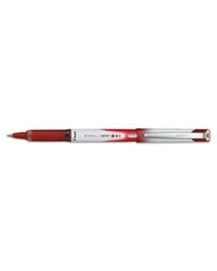 PIL35472 VBALL GRIP LIQUID INK STICK ROLLER BALL PEN, 0.5MM, RED INK, RED/WHITE BARREL