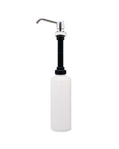 BOB822 CONTURA LAVATORY-MOUNTED SOAP DISPENSER, 34 OZ, 3.31" X 4" X 17.63", CHROME/STAINLESS STEEL