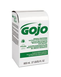 GOJ916512EA GREEN CERTIFIED LOTION HAND CLEANER 800ML BAG-IN-BOX REFILL, UNSCENTED, REFILL