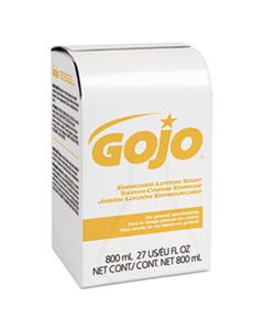 GOJ910212CT ENRICHED LOTION SOAP BAG-IN-BOX REFILL, HERBAL FLORAL, 800 ML, 12/CARTON