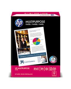 HEW115100 MULTIPURPOSE20 PAPER, 96 BRIGHT, 20LB, 8.5 X 11, WHITE, 500 SHEETS/REAM, 5 REAMS/CARTON