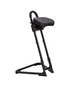 ALESS600 ALERA SS SERIES SIT/STAND ADJUSTABLE STOOL, BLACK/BLACK, BLACK BASE