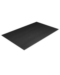 CWNFP3612BK TUFF-SPUN FOOT LOVER ANTI-FATIGUE PEBBLE MAT, PVC, 36 X 144, BLACK