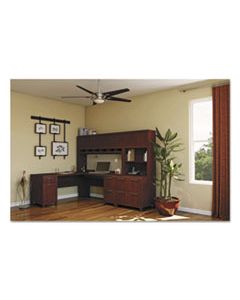 BSH2910MCA203 ENTERPRISE COLLECTION 72W X 72D L-DESK SURFACE ONLY, 70.13W X 70.13D X 29.75H, MOCHA CHERRY, BOX 2 OF 2