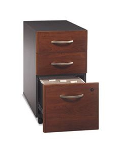 BSHWC24453SU SERIES C COLLECTION 3 DRAWER MOBILE PEDESTAL (ASSEMBLED), 15.75W X 20.25D X 27.88H, HANSEN CHERRY