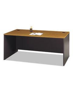 BSHWC72436 SERIES C COLLECTION 72W DESK SHELL, 71.13W X 29.38D X 29.88H, NATURAL CHERRY/GRAPHITE GRAY