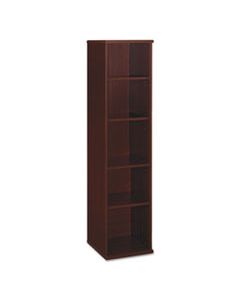 BSHWC36712 SERIES C COLLECTION 18W 5 SHELF BOOKCASE, MAHOGANY