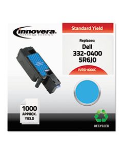 IVRD1660C REMANUFACTURED 332-0400 (1660C) TONER, 1000 PAGE-YIELD, CYAN