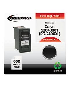 IVRPG240XXL REMANUFACTURED 5204B001 (PG-240XXL) EXTRA HIGH-YIELD INK, 600 PAGE-YIELD, BLACK