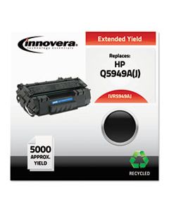 IVR5949AJ REMANUFACTURED Q5949A(J) (49AJ) EXTENDED-YIELD TONER, 5000 PAGE-YIELD, BLACK