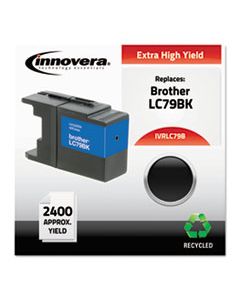 IVRLC79B REMANUFACTURED LC79BK EXTRA HIGH-YIELD INK, 2400 PAGE-YIELD, BLACK