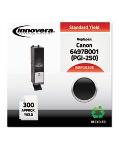 IVRPGI250B REMANUFACTURED 6497B001 (PGI-250B) INK, 300 PAGE-YIELD, BLACK