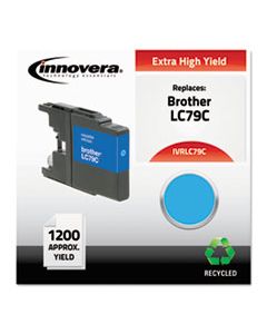IVRLC79C REMANUFACTURED LC79C EXTRA HIGH-YIELD INK, 1200 PAGE-YIELD, CYAN