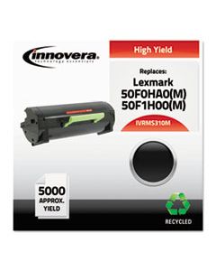 IVRMS310M REMANUFACTURED 50F0HA0 (MS310M) HIGH-YIELD MICR TONER, 5000 PAGE-YIELD, BLACK