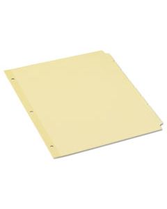 UNV20846 SELF-TAB INDEX DIVIDERS, 8-TAB, 11 X 8.5, BUFF, 24 SETS