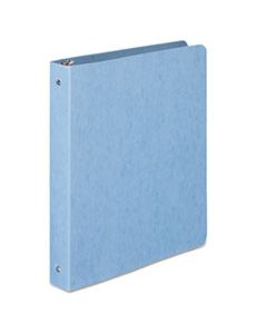 ACC38612 PRESSTEX ROUND RING BINDER, 3 RINGS, 1" CAPACITY, 11 X 8.5, LIGHT BLUE