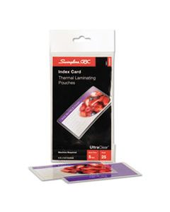 GBC3202002 ULTRACLEAR THERMAL LAMINATING POUCHES, 5 MIL, 5.5" X 3.5", GLOSS CLEAR, 25/PACK