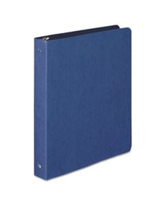 ACC38613 PRESSTEX ROUND RING BINDER, 3 RINGS, 1" CAPACITY, 11 X 8.5, DARK BLUE