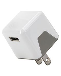 SOSUSBH121WT SUPERCUBE FLIP WALL CHARGER, USB, WHITE