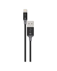 SOS12A SMARTSTRIKE II CHARGE & SYNC CABLE FOR LIGHTNING USB DEVICES, BLACK