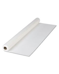 HM-114000 HOFFMASTER BANQUET TABLECOVER  ROLL WHT 40x300 POLY 1/R