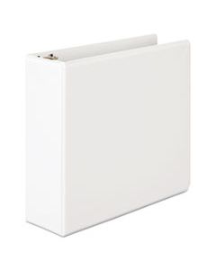 WLJ38649W BASIC D-RING VIEW BINDER, 3 RINGS, 3" CAPACITY, 11 X 8.5, WHITE