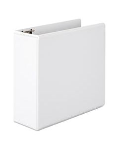 WLJ38654W BASIC D-RING VIEW BINDER, 3 RINGS, 4" CAPACITY, 11 X 8.5, WHITE