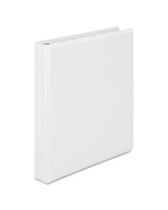 WLJ38614W BASIC D-RING VIEW BINDER, 3 RINGS, 1" CAPACITY, 11 X 8.5, WHITE